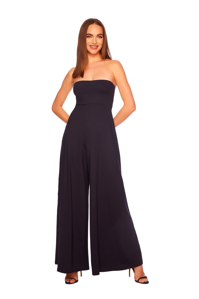 flared tube jumpsuit