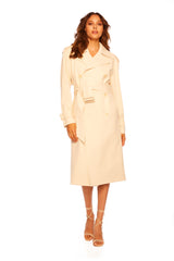 trench coat belgian creme