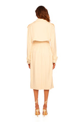 trench coat belgian creme
