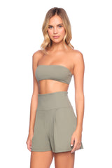 high waist corset short