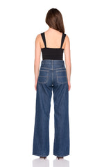 gathered front angle strap tank