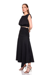 gathered skirt - one style two looks