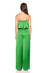 satin string bubble top