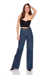 cinched cut out tube top