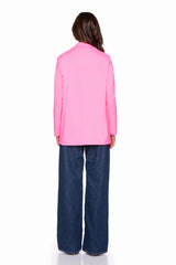 oversized blazer shocking pink
