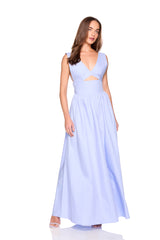 poplin tank maxi dress