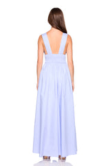 poplin tank maxi dress