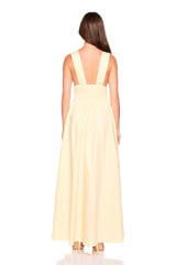 poplin tank maxi dress