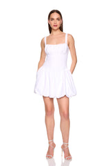 bubble strap dress