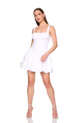bubble strap dress
