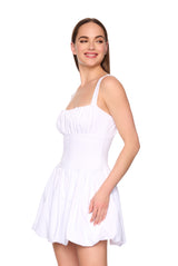 bubble strap dress