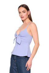 tie front flare top