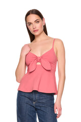 tie front flare top