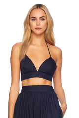poplin bikini top