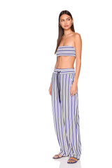 stripe drawstring pant