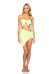 solid sarong two ways