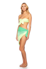 color block sarong two ways