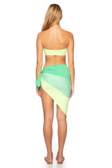 color block sarong two ways