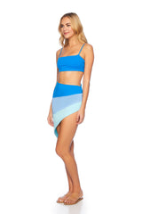 color block sarong two ways