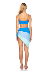 color block sarong two ways