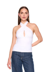 halter cross top