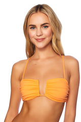 wire gathered bikini top