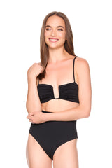 wire gathered bikini top