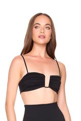 wire gathered bikini top
