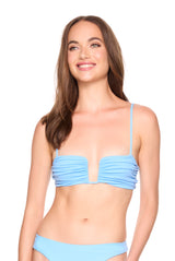 wire gathered bikini top