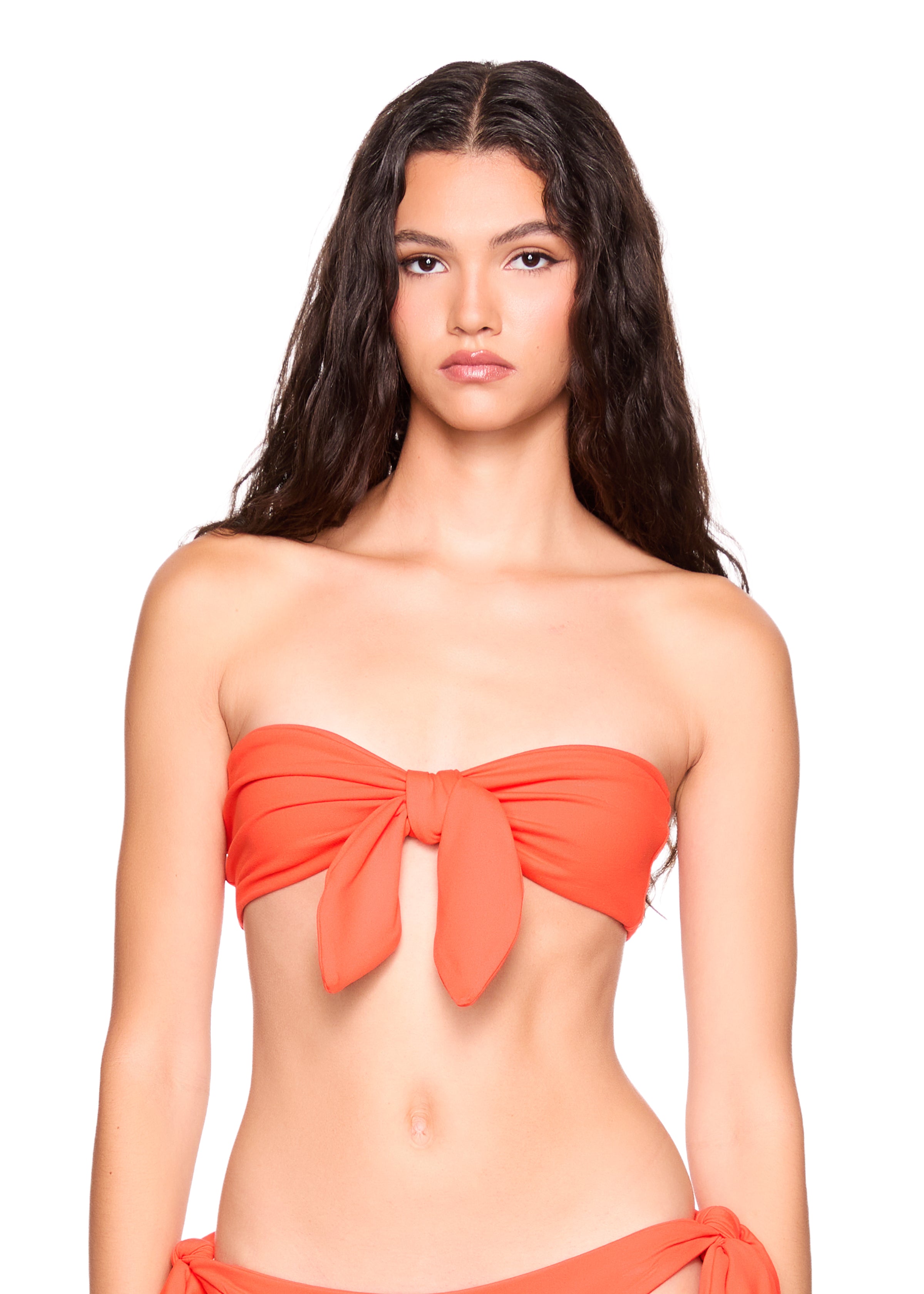 tie bandeau top