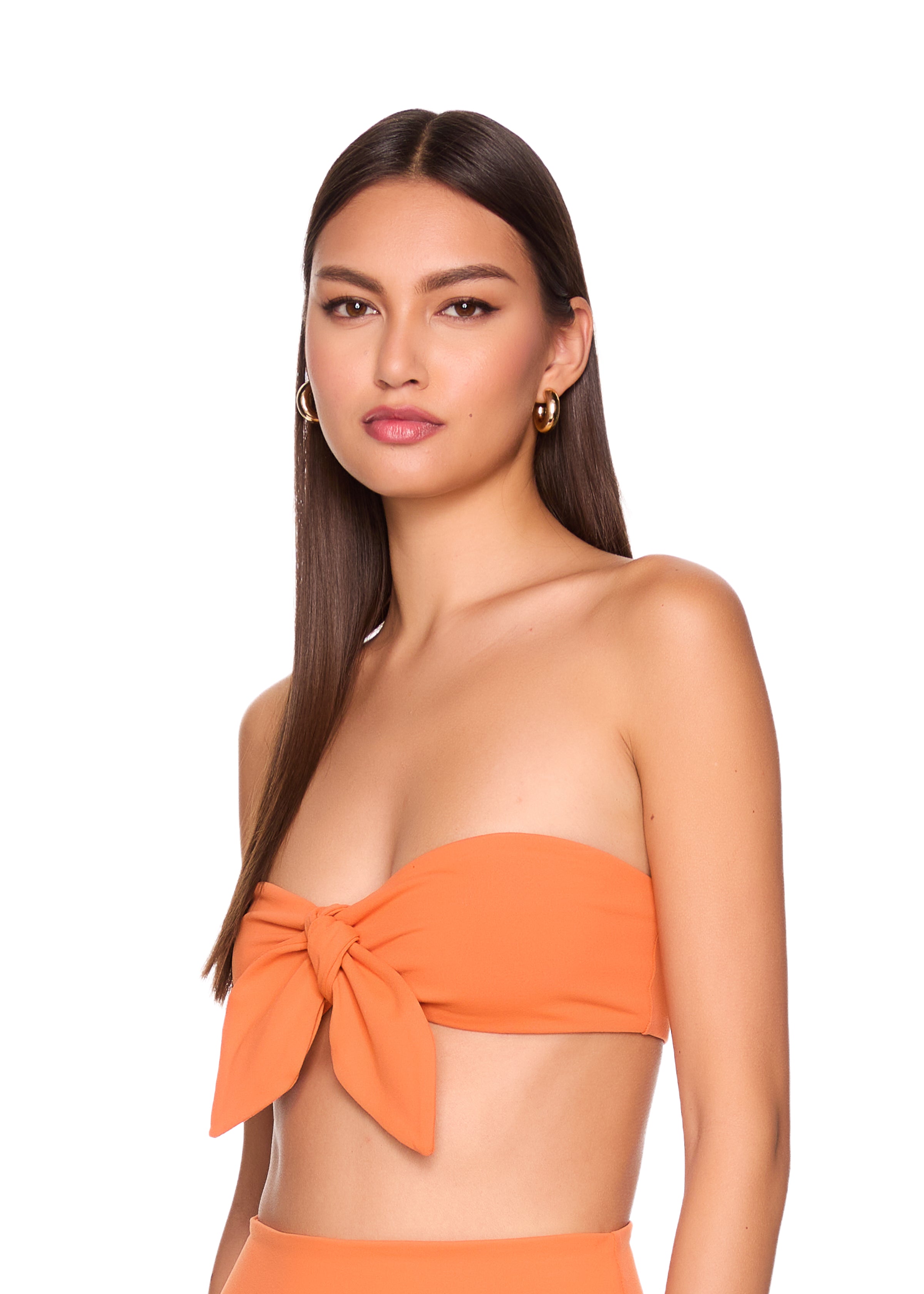 tie bandeau top