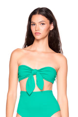 tie bandeau top