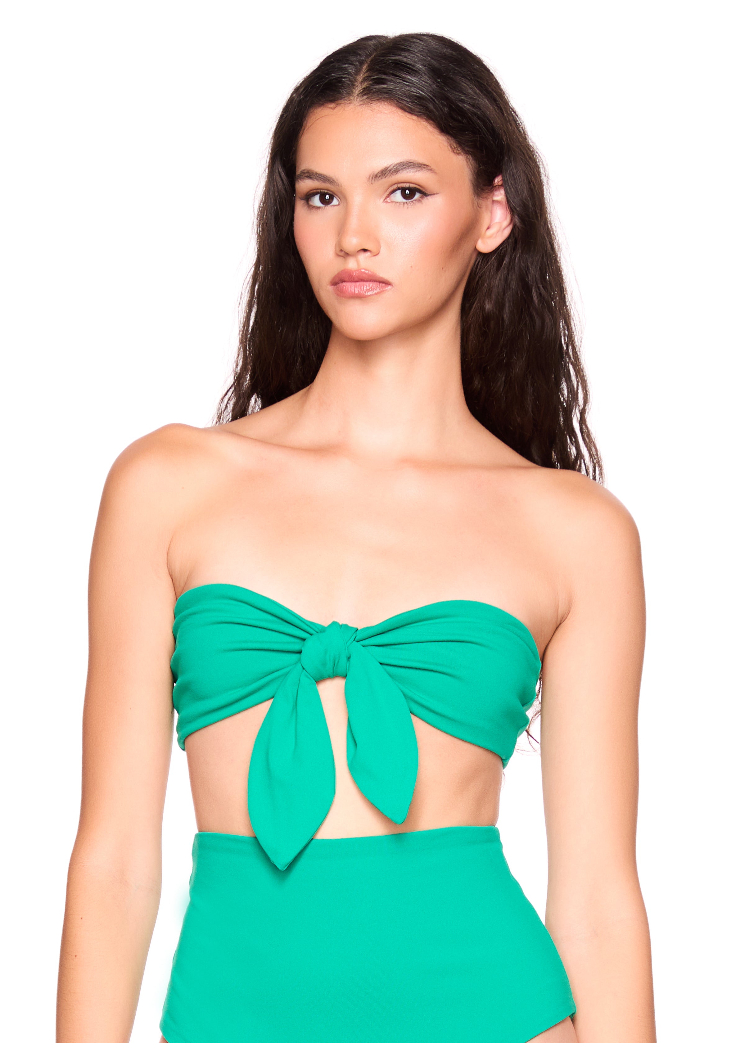tie bandeau top