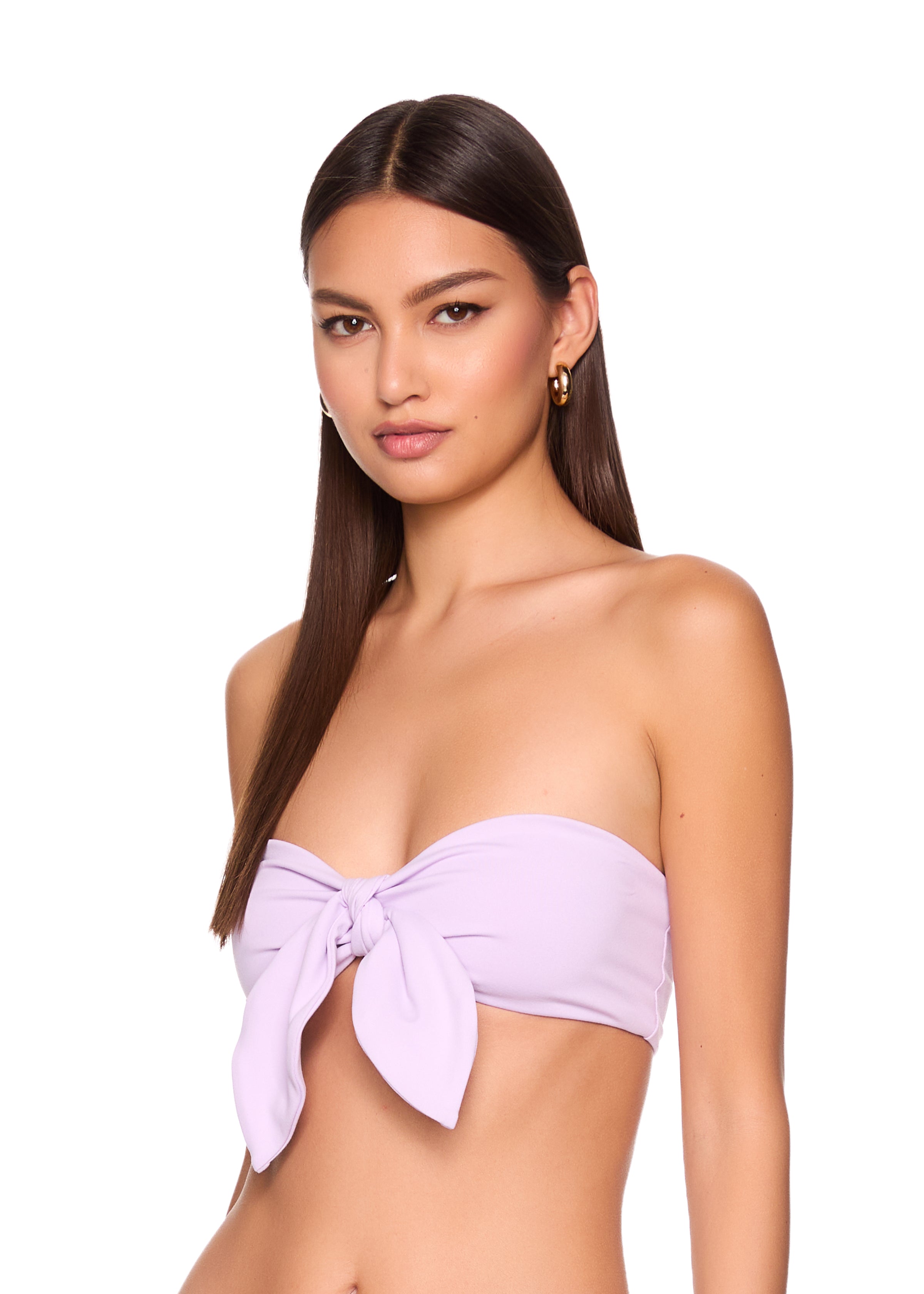 tie bandeau top