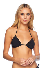 string bikini top black