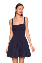 bubble strap dress