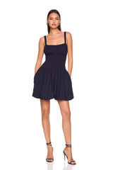 bubble strap dress