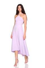 string halter high low dress