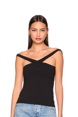 cross front top off shoulder