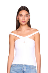 cross front top off shoulder