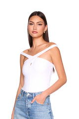 cross front top off shoulder