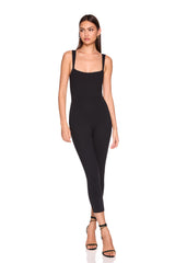 strap tank crop jumpsuit