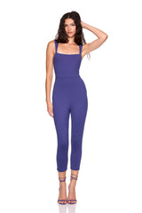 strap tank crop jumpsuit