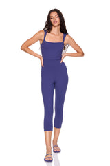 strap tank crop jumpsuit