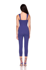 strap tank crop jumpsuit
