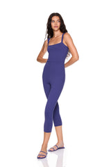strap tank crop jumpsuit