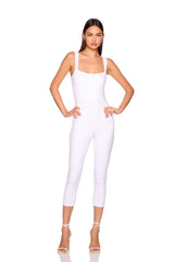 strap tank crop jumpsuit