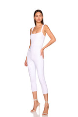 strap tank crop jumpsuit