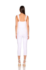 strap tank crop jumpsuit