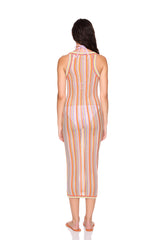 stripe sweater henley dress
